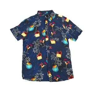 Volcom Men's Cosmic Vaca Short Sleeve Button Down Shirt